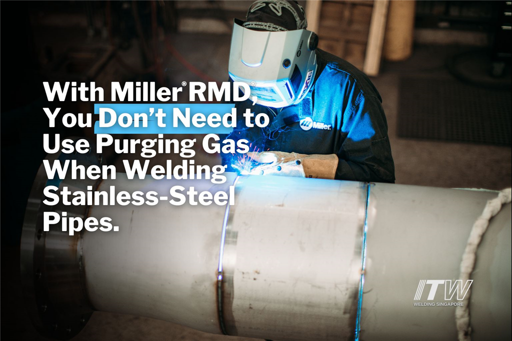 welding stainless steel pipes without purging gas